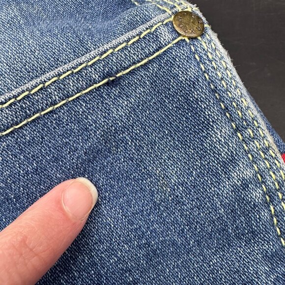 Vintage Jeans Blue Denim Braxton Stretch 1980s Taiwan Retro 5 Pocket High Waist - Picture 14 of 15